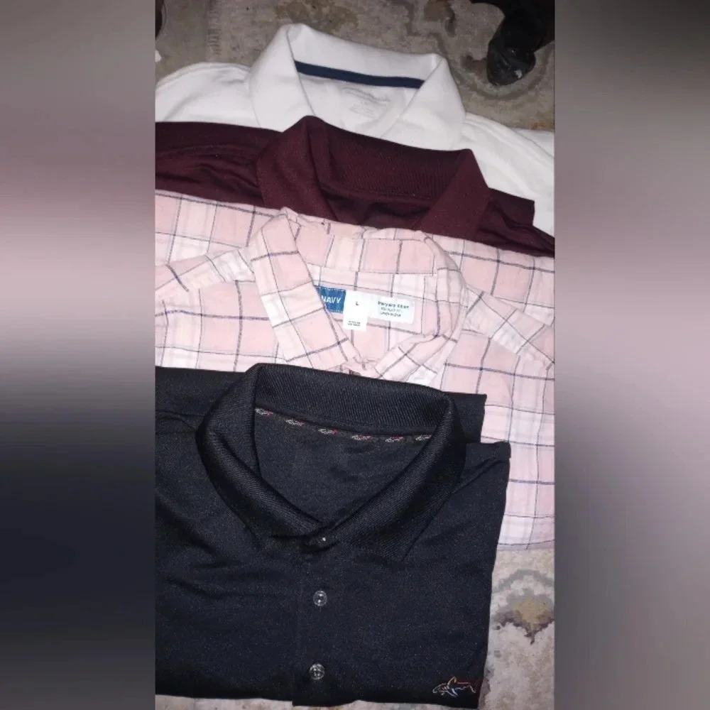 Lot of 4 Polo shirts size large